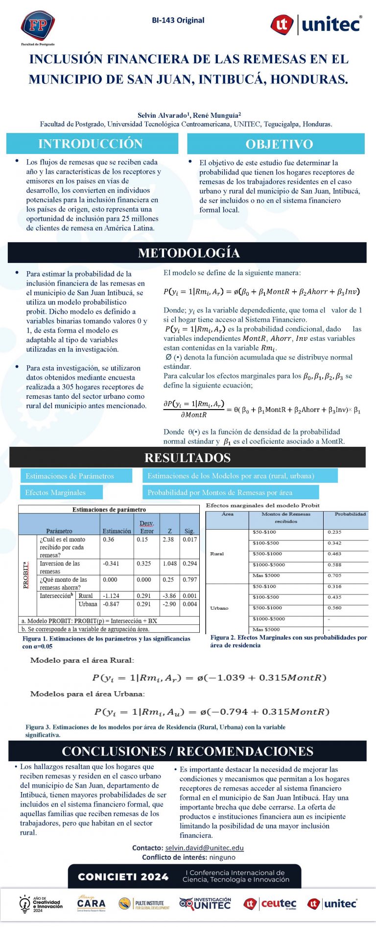 Inclusión financiera de las remesas en el municipio de San Juan, Intibucá, Honduras.