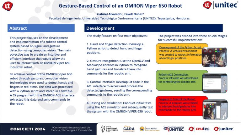 Gesture-Based Control of an OMRON Viper 650 Robot