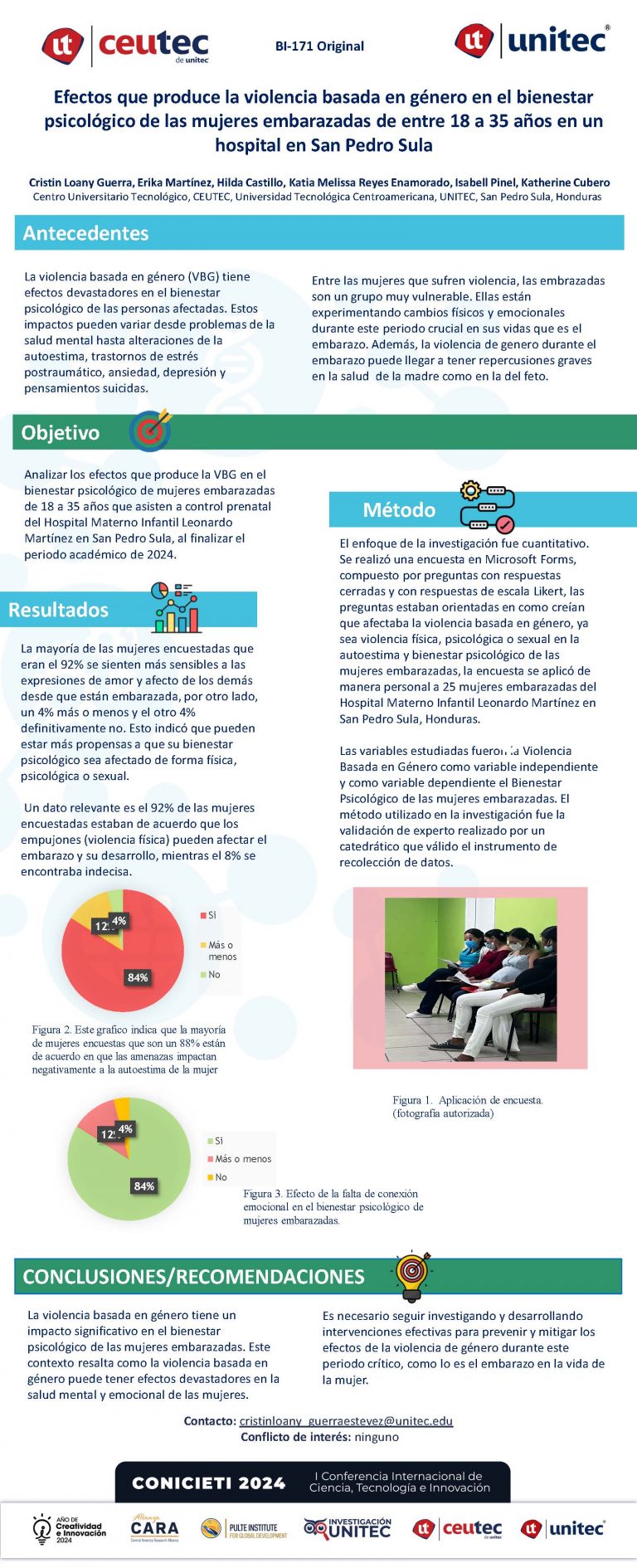 Efectos que produce la violencia basada en género en el bienestar psicológico de las mujeres embarazadas de entre 18 a 35 años en un hospital en San Pedro Sula