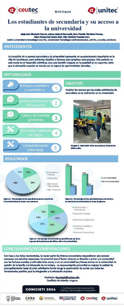 Los estudiantes de secundaria y su acceso a la universidad