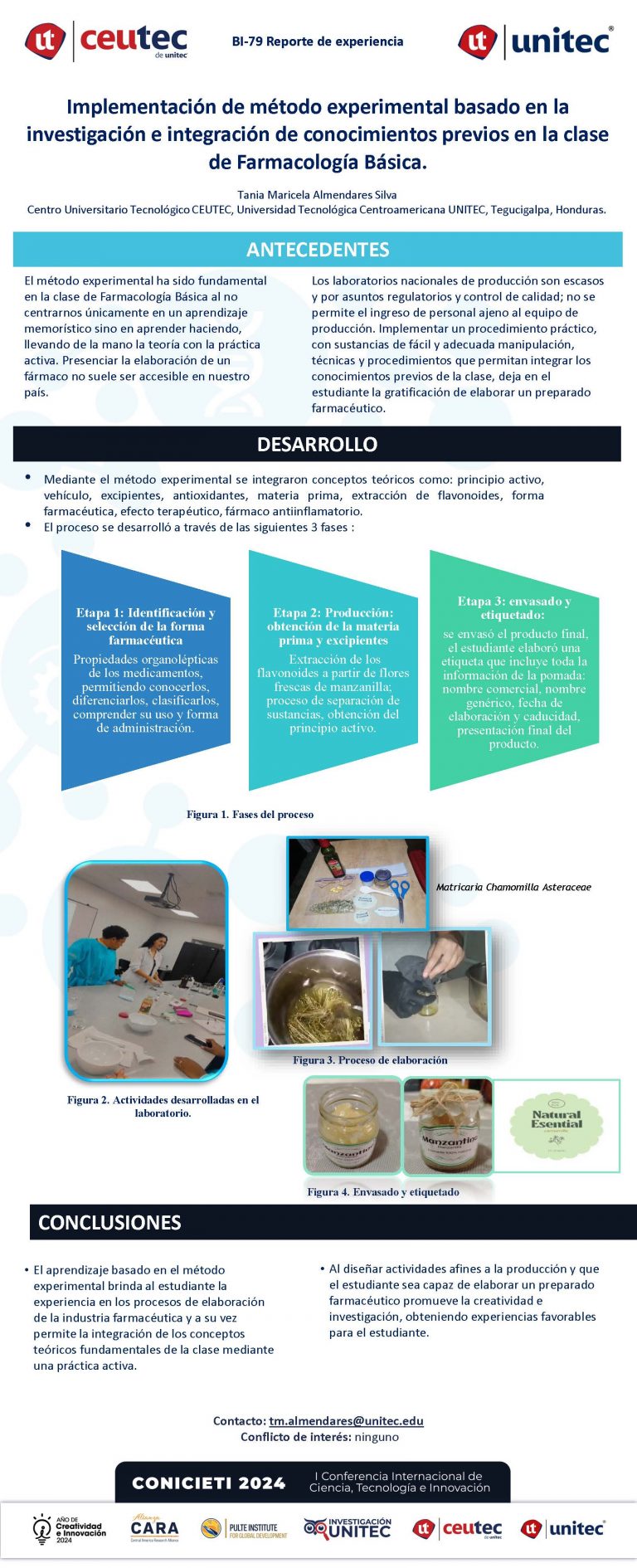 Implementación de método experimental basado en la investigación e integración de conocimientos previos en la clase de Farmacología Básica
