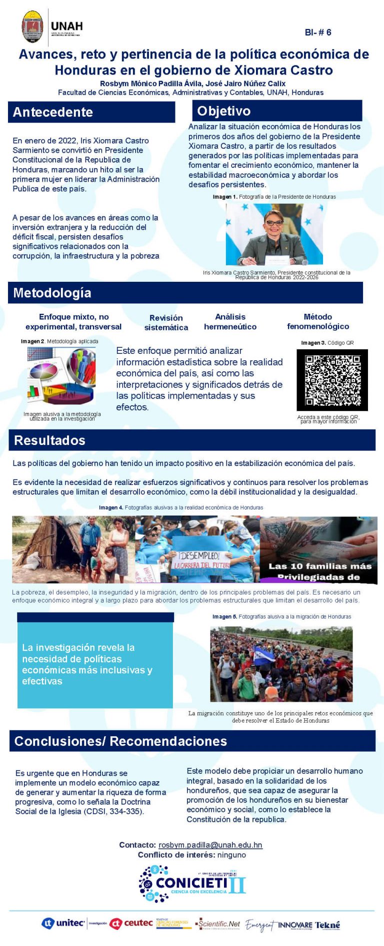 Avances, reto y pertinencia de la política económica de Honduras en el gobierno de Xiomara Castro