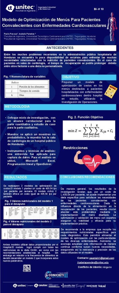 Modelo de Optimización de Menús Para Pacientes Convalecientes con Enfermedades Cardiovasculares