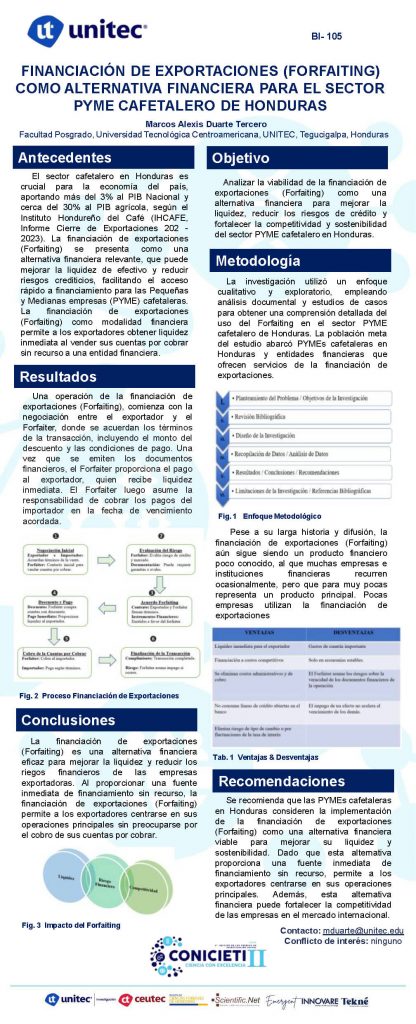 FINANCIACIÓN DE EXPORTACIONES (FORFAITING) COMO ALTERNATIVA FINANCIERA PARA EL SECTOR PYME CAFETALERO DE HONDURAS