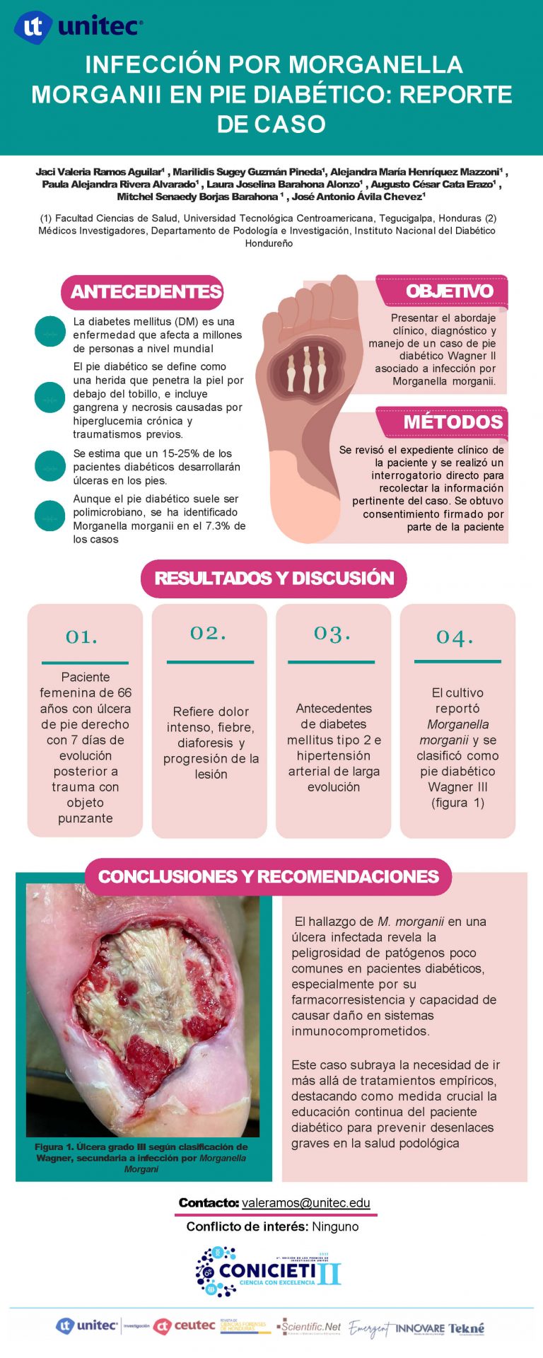 INFECCIÓN POR MORGANELLA MORGANII EN PIE DIABÉTICO: REPORTE DE CASO