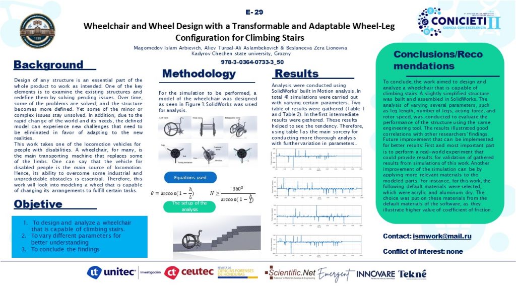Wheelchair and Wheel Design with a Transformable and Adaptable Wheel-Leg Configuration for Climbing Stairs