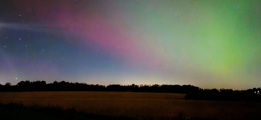 Figure 1. Aurora over Ontario, Canada, 2024