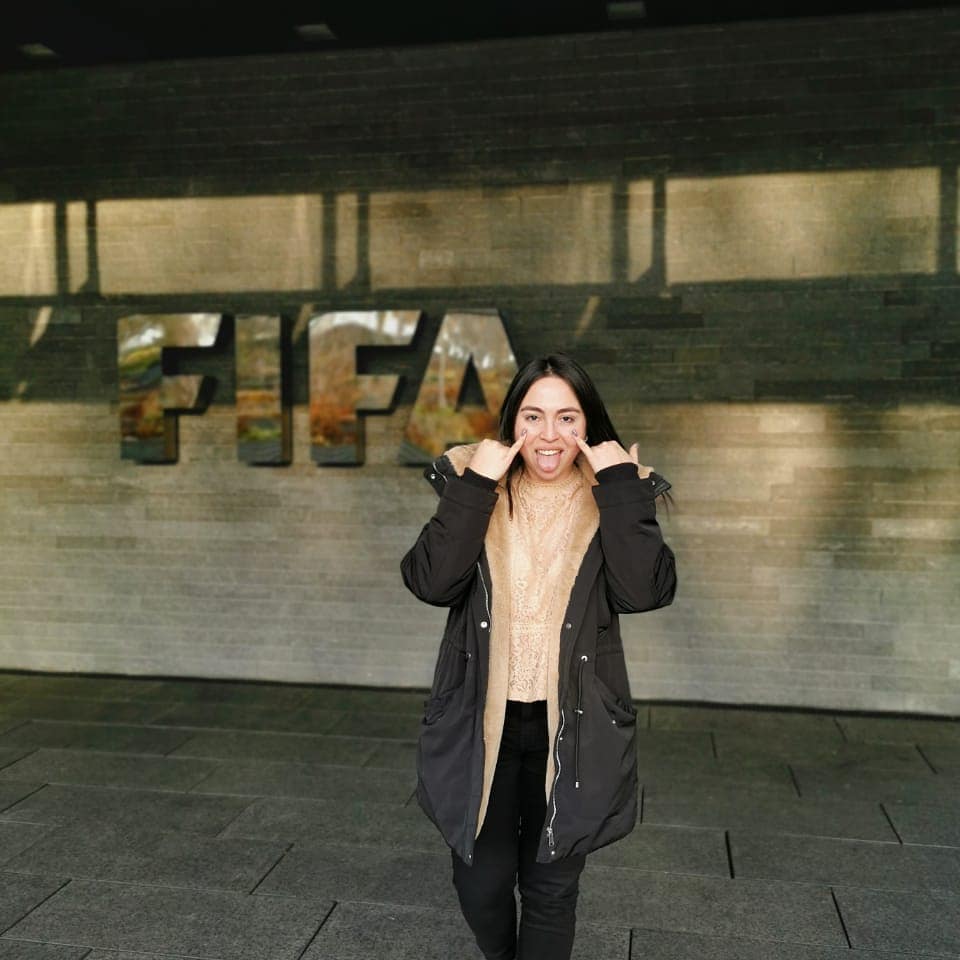 Orgullo UNITEC: Andrea Pizzati, primera mujer hondure&ntilde;a aceptada en el FIFA M&aacute;ster
