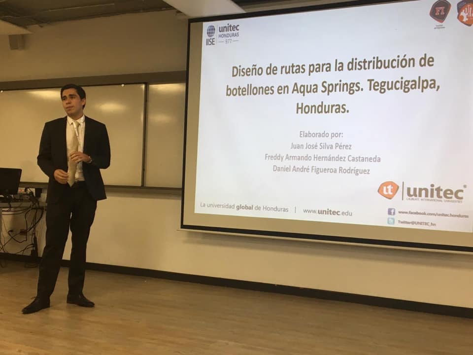 Estudiantes de Ingenier&iacute;a Industrial y de Sistemas de UNITEC TGU presentan investigaci&oacute;n en el Congreso IISE Colombia 2019
