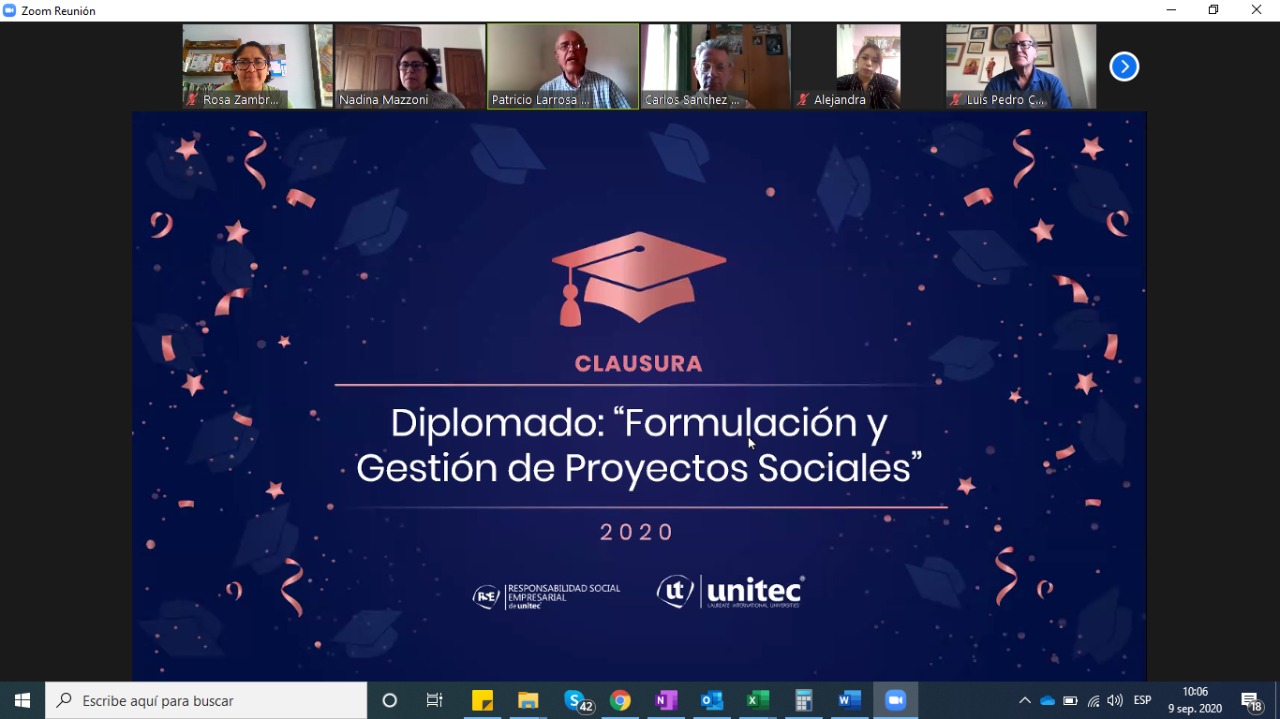 Voluntarios de ACOES concluyen diplomado en Formulaci&oacute;n y Gesti&oacute;n de Proyectos Sociales