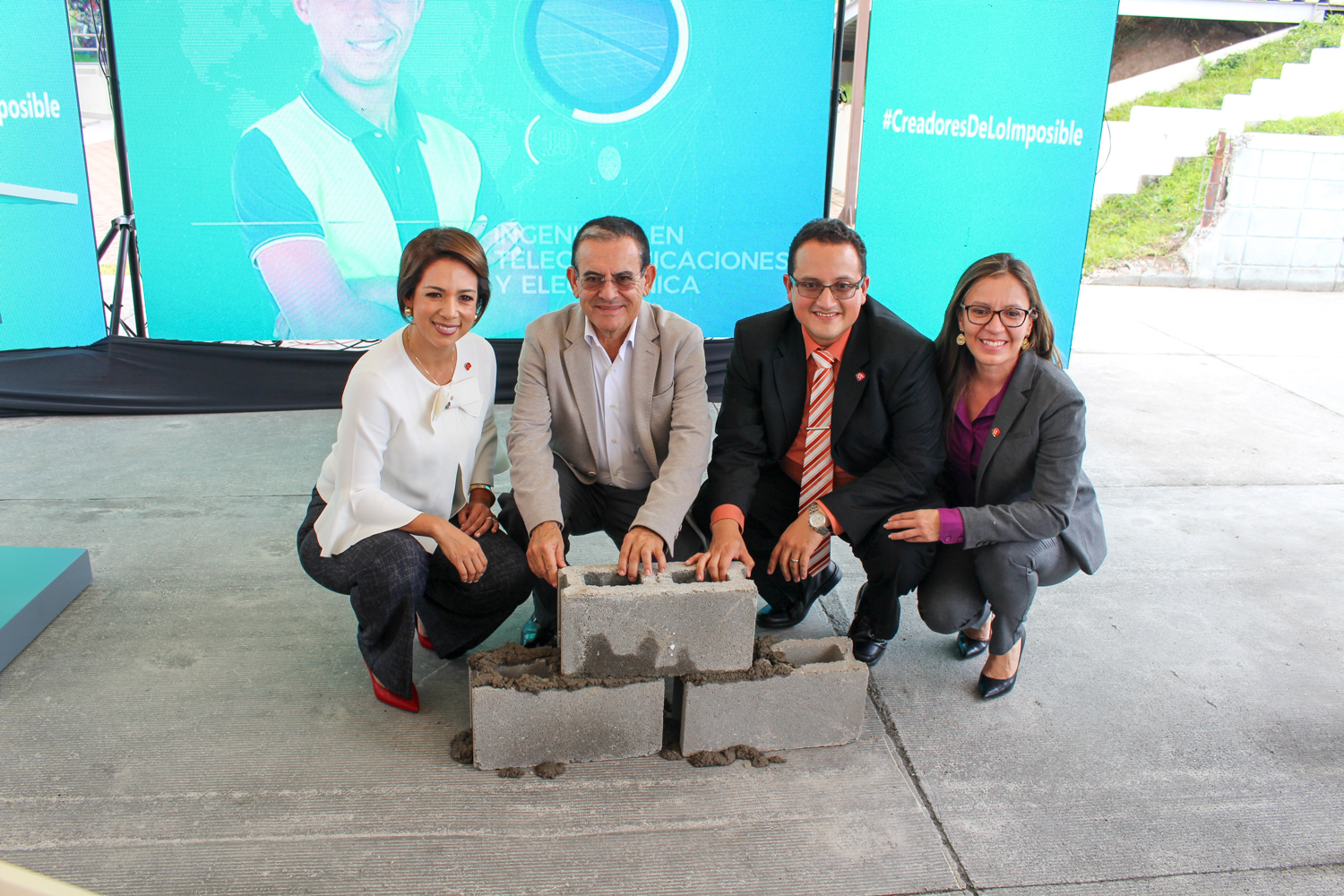 UNITEC coloca la primera piedra de su nuevo y moderno edificio de ingenier&iacute;a en Tegucigalpa
