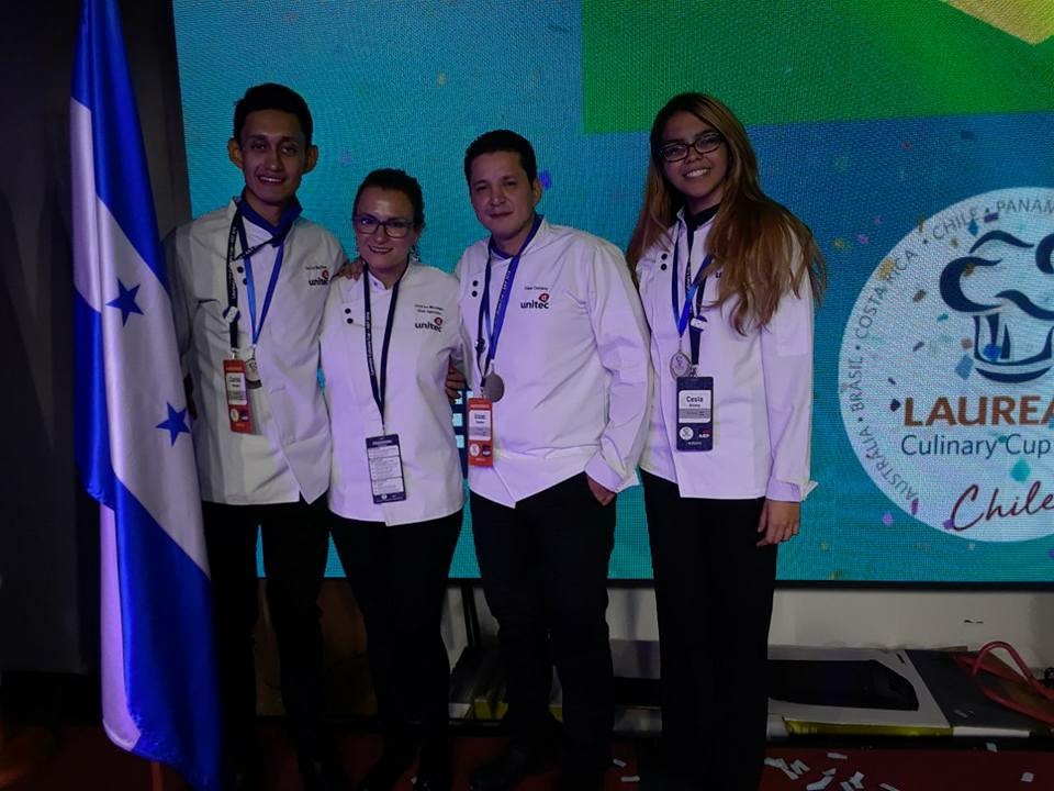 UNITEC gana medalla en la categor&iacute;a plata en la Copa Culinaria de Laureate