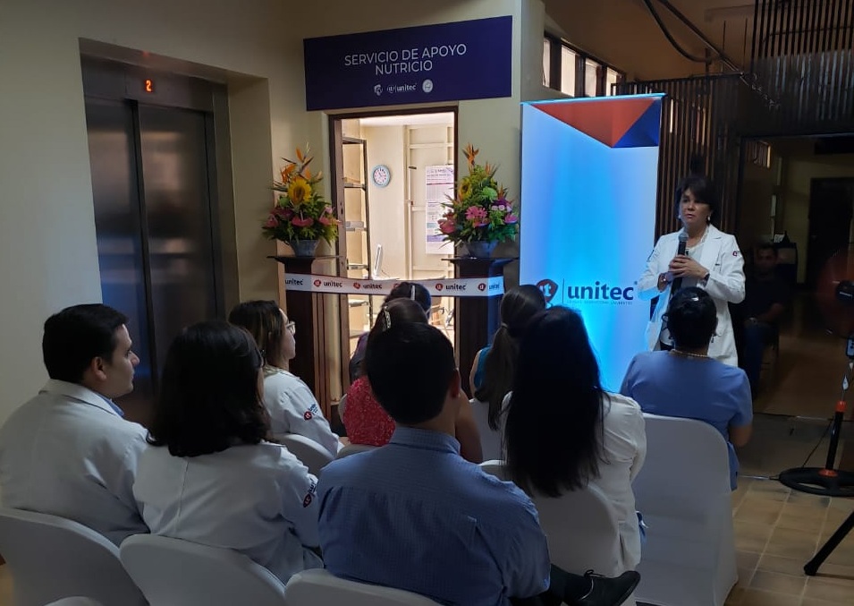 La Facultad de Ciencias de la Salud de UNITEC inaugura Sala de Apoyo Nutricio en el INCP