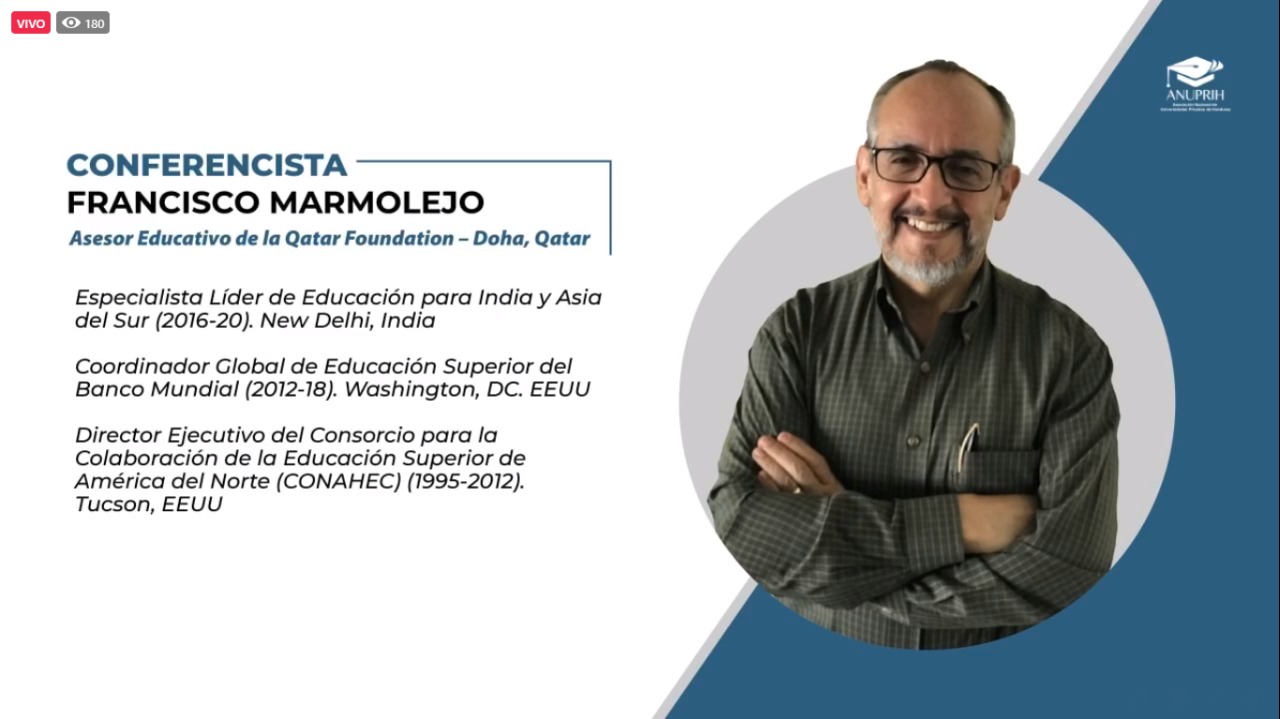 UNITEC y la ANUPRIH presentaron magistral conferencia sobre los retos de educaci&oacute;n superior en la postpandemia