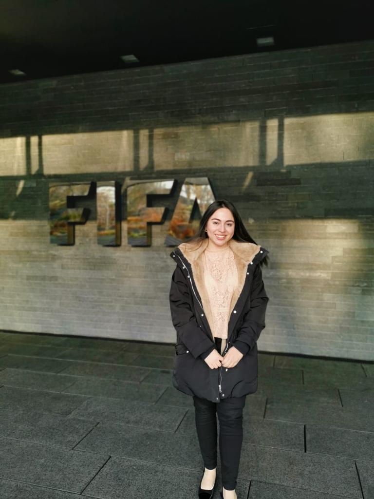 Orgullo UNITEC: Andrea Pizzati, primera mujer hondure&ntilde;a aceptada en el FIFA M&aacute;ster