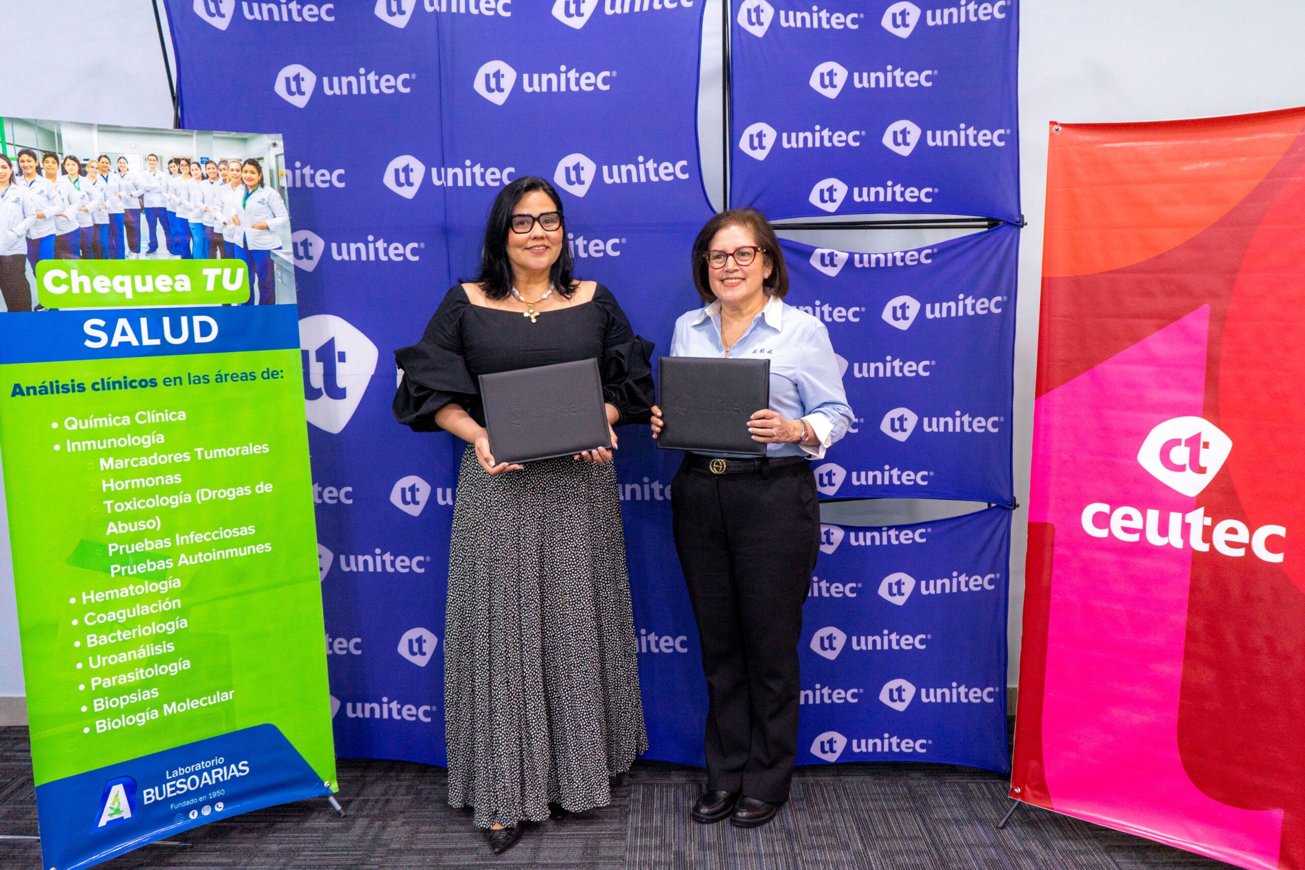UNITEC firma convenio con Laboratorio Bueso Arias