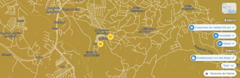 Mapa de calidad de aire